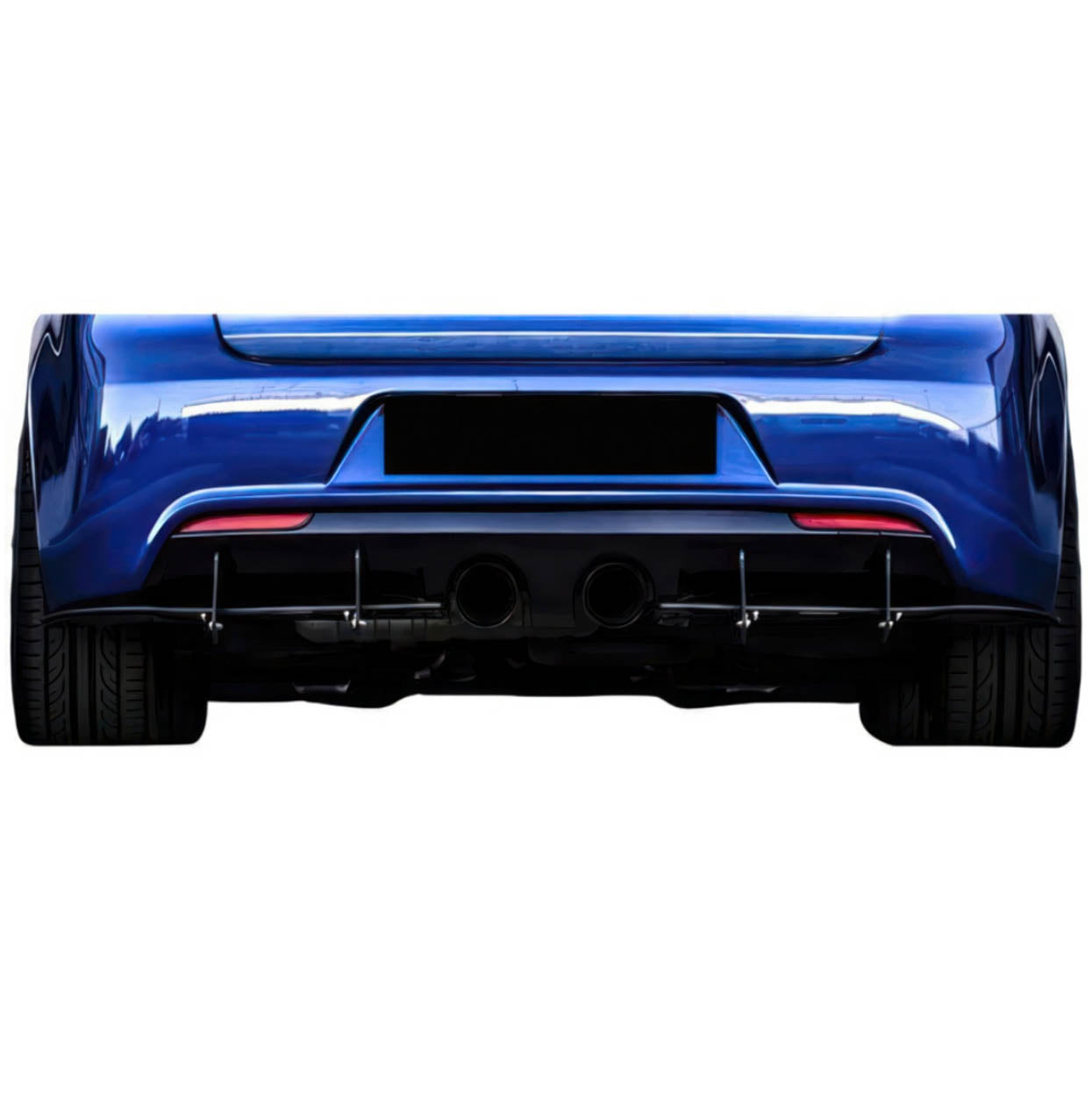 Shark Fin Rear Diffuser - 2010-2014 Golf Mk6 R / R20