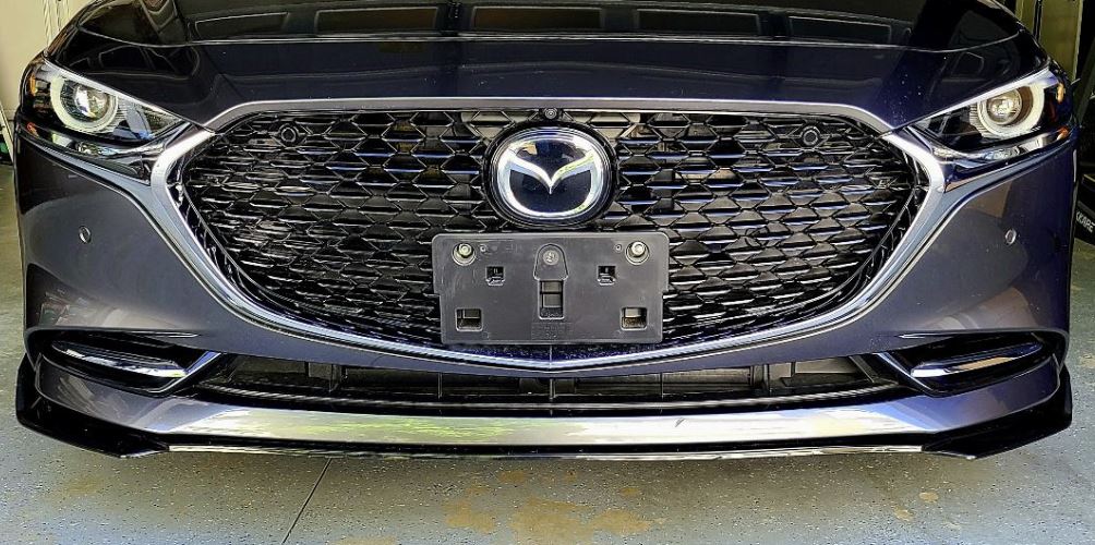 Front Lip Splitter - 2019-2025 Mazda 3 4th Gen Sedan