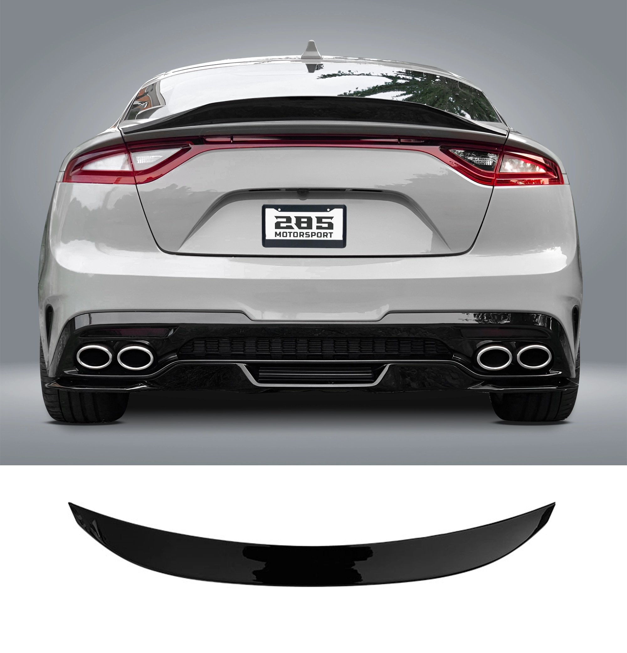 OEM Style Trunk Spoiler - 2018-2023 Kia Stinger 1st Gen Sedan