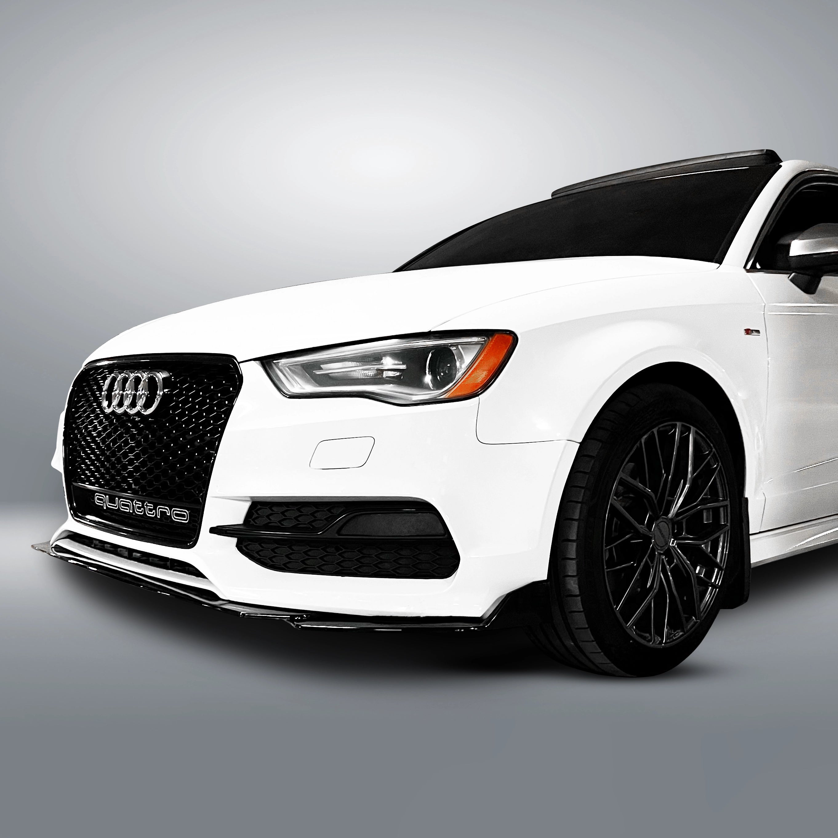 Front Lip Splitter - 2012-2016 Audi A4 / A4 S-Line / S4 B8 Facelift Sedan