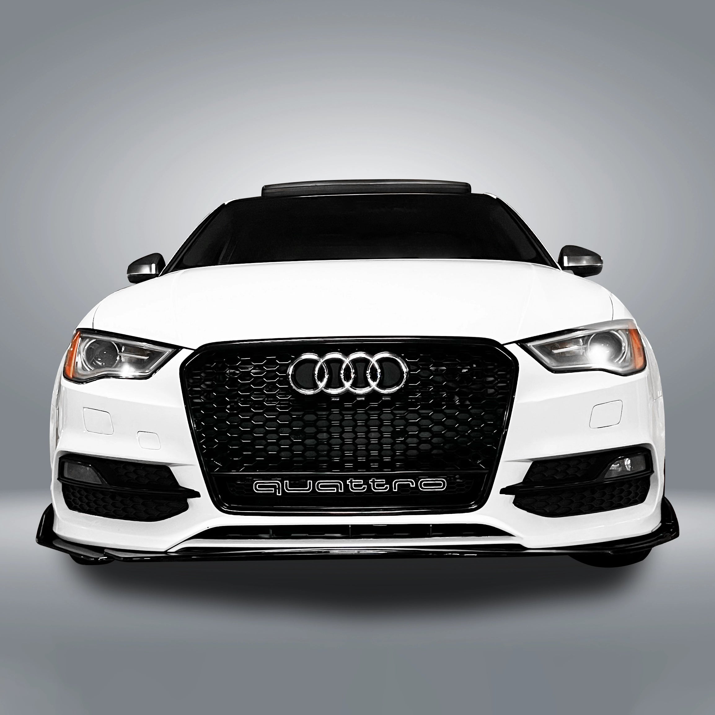 Front Lip Splitter - 2012-2016 Audi A4 / A4 S-Line / S4 B8 Facelift Sedan