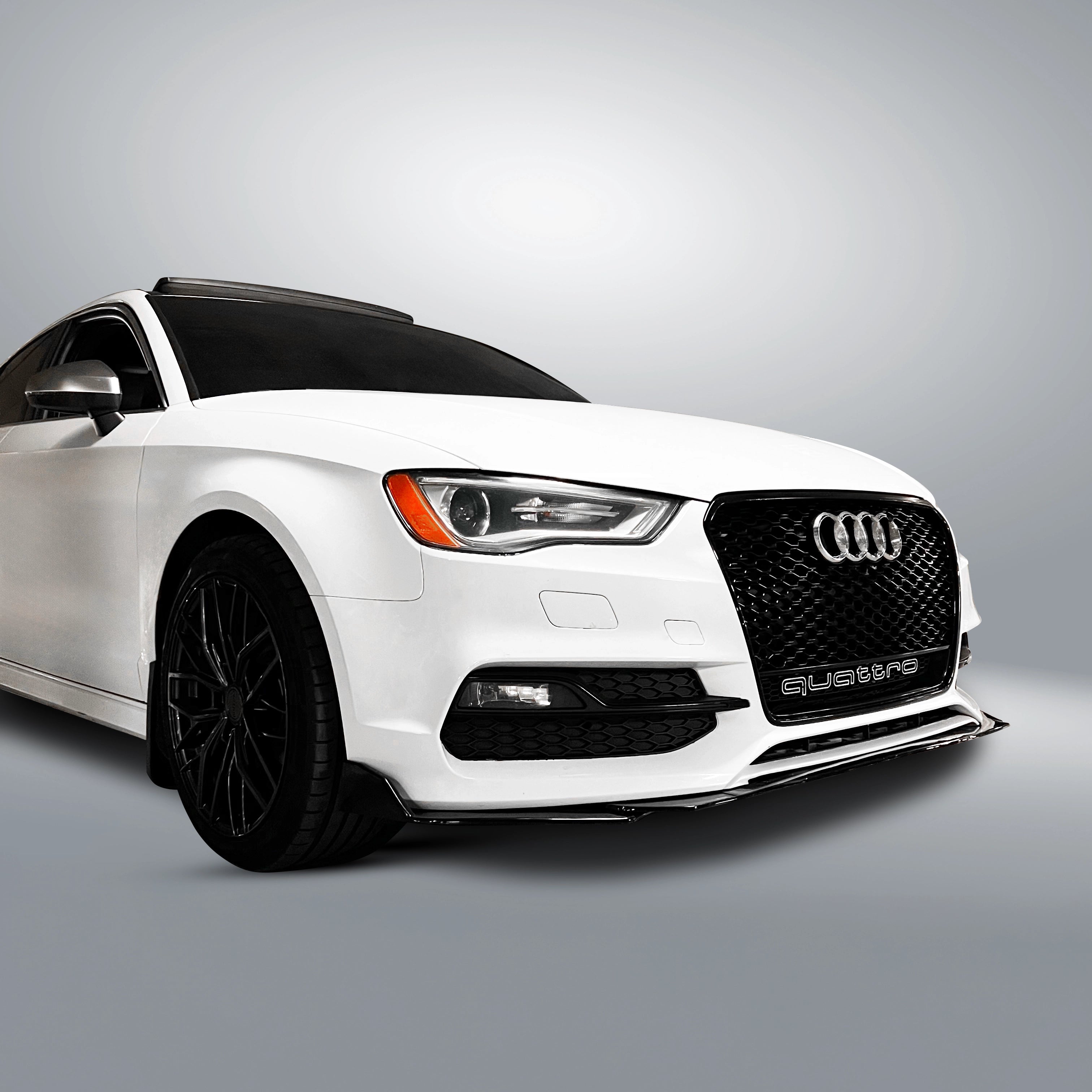 Front Lip Splitter - 2012-2016 Audi A4 / A4 S-Line / S4 B8 Facelift Sedan