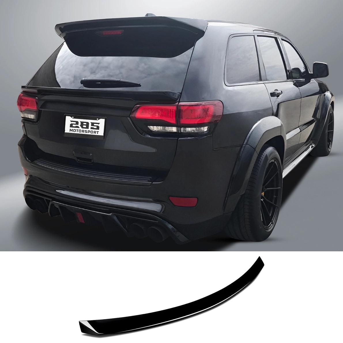 Rear Mid Spoiler Wing For 2013-2021 Jeep Grand Cherokee – Unpainted ABS Plastic, 1 Piece