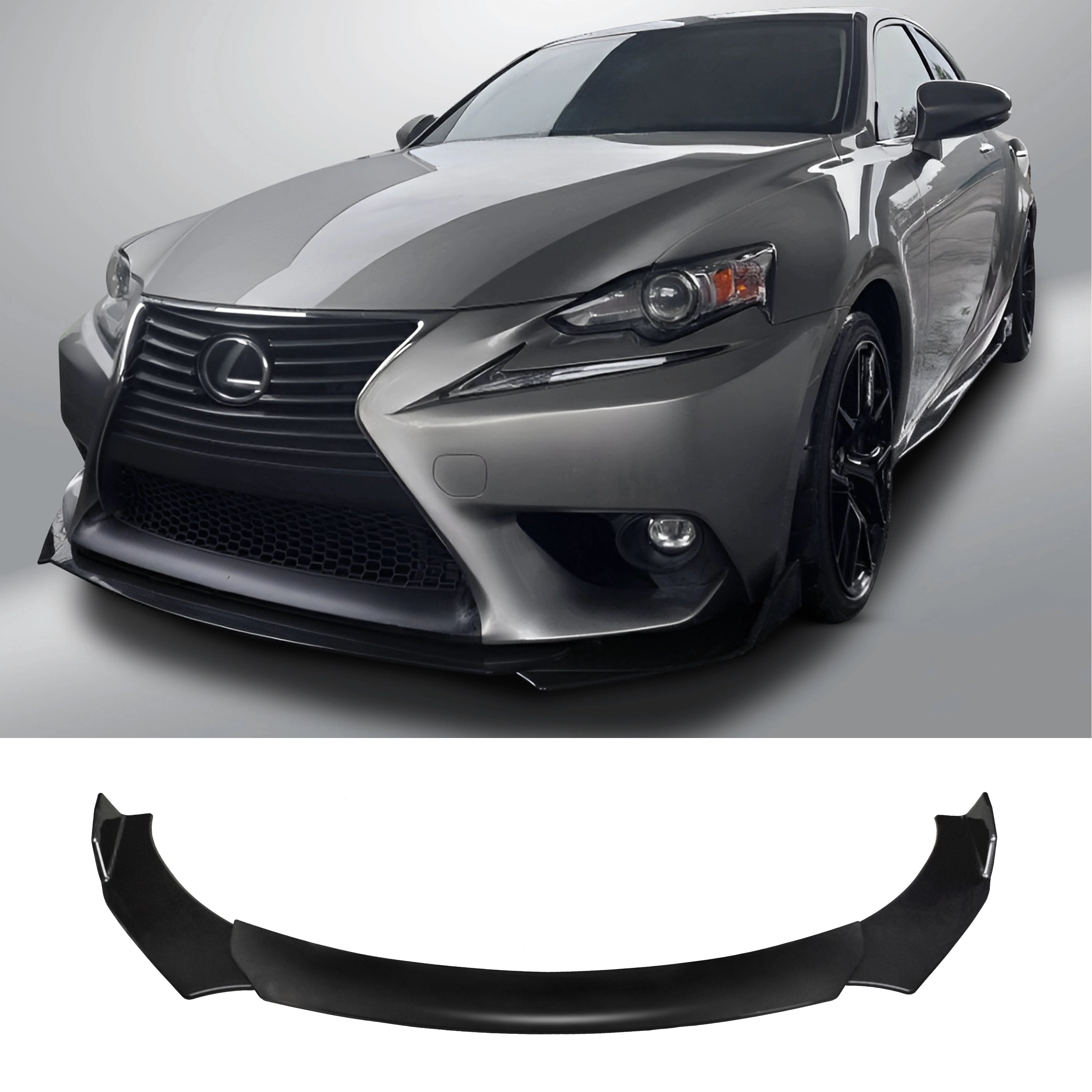 Front Lip Splitter - 2014-2025 Lexus IS XE30 Sedan