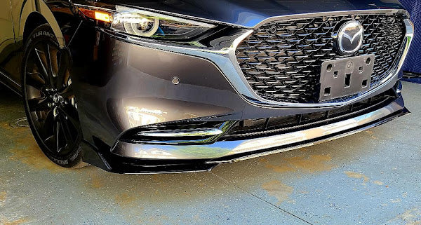 Front Lip Splitter - 2019-2025 Mazda 3 4th Gen Sedan