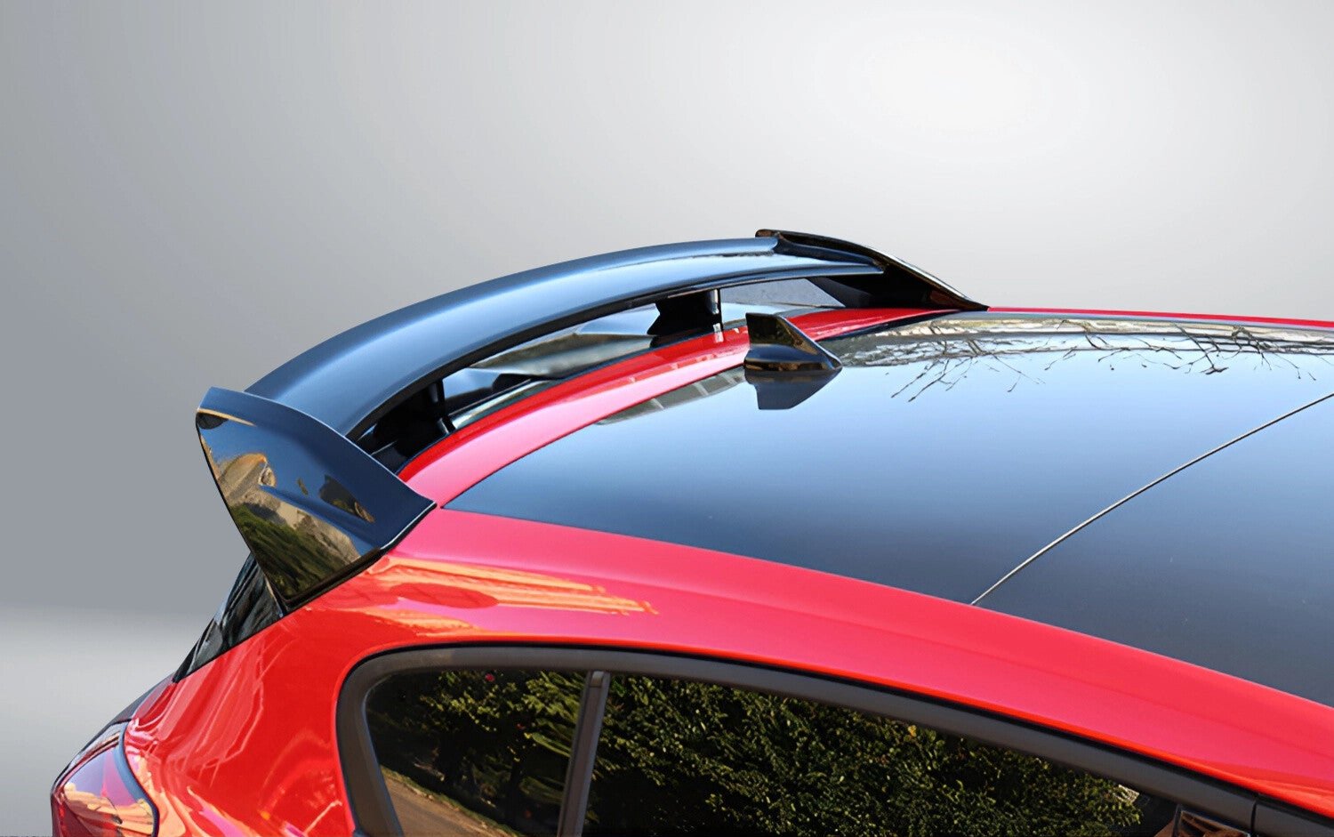RS Style Roof Spoiler - 2019-2020 Ford Focus 4th Gen Hatchback