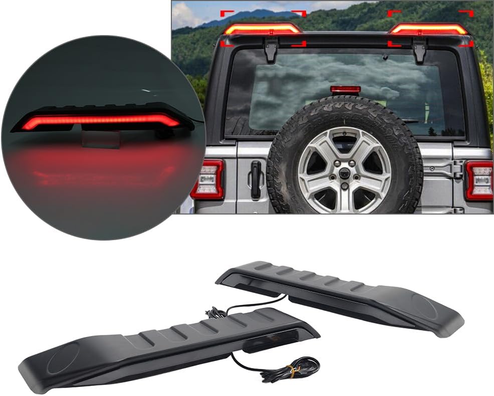 LED Light Roof Spoiler – Jeep Wrangler JL 2018–2024