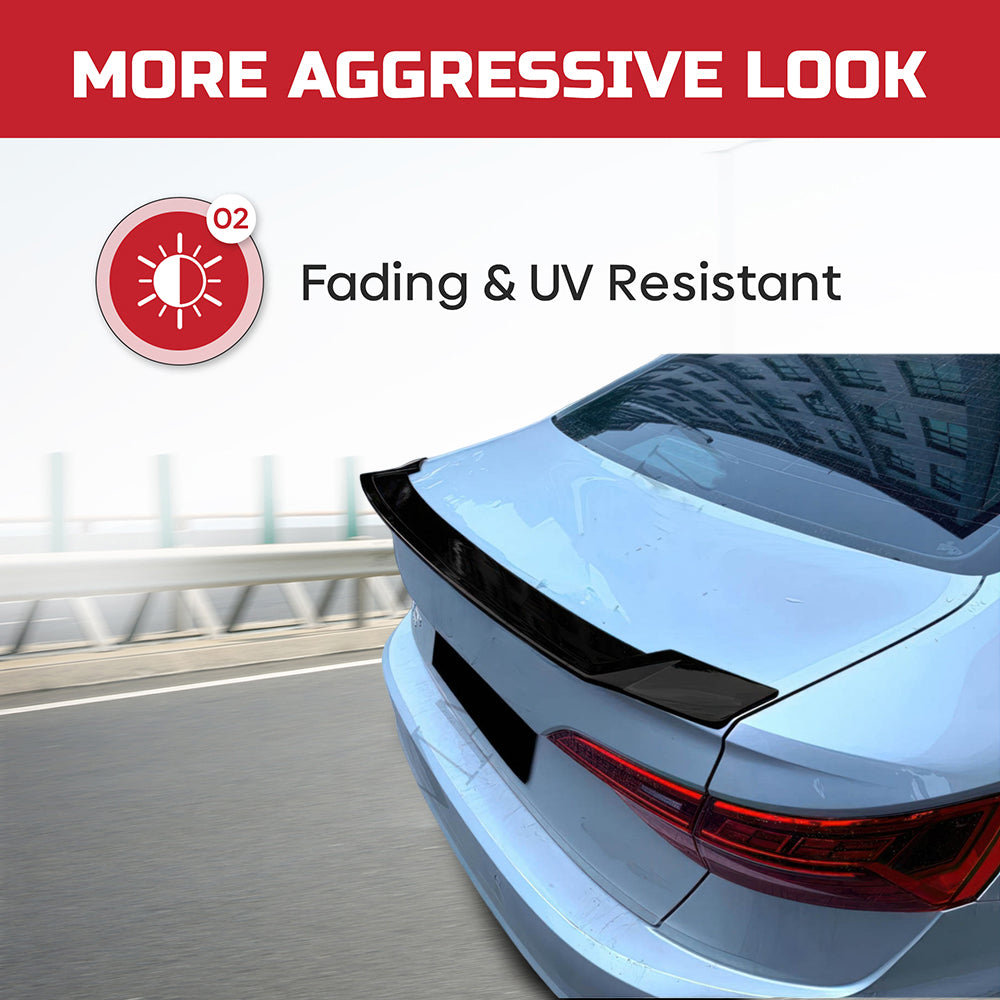 Duckbill Style Rear Trunk Spoiler - 2019-2023 Volkswagen Jetta Mk7 GLI ...