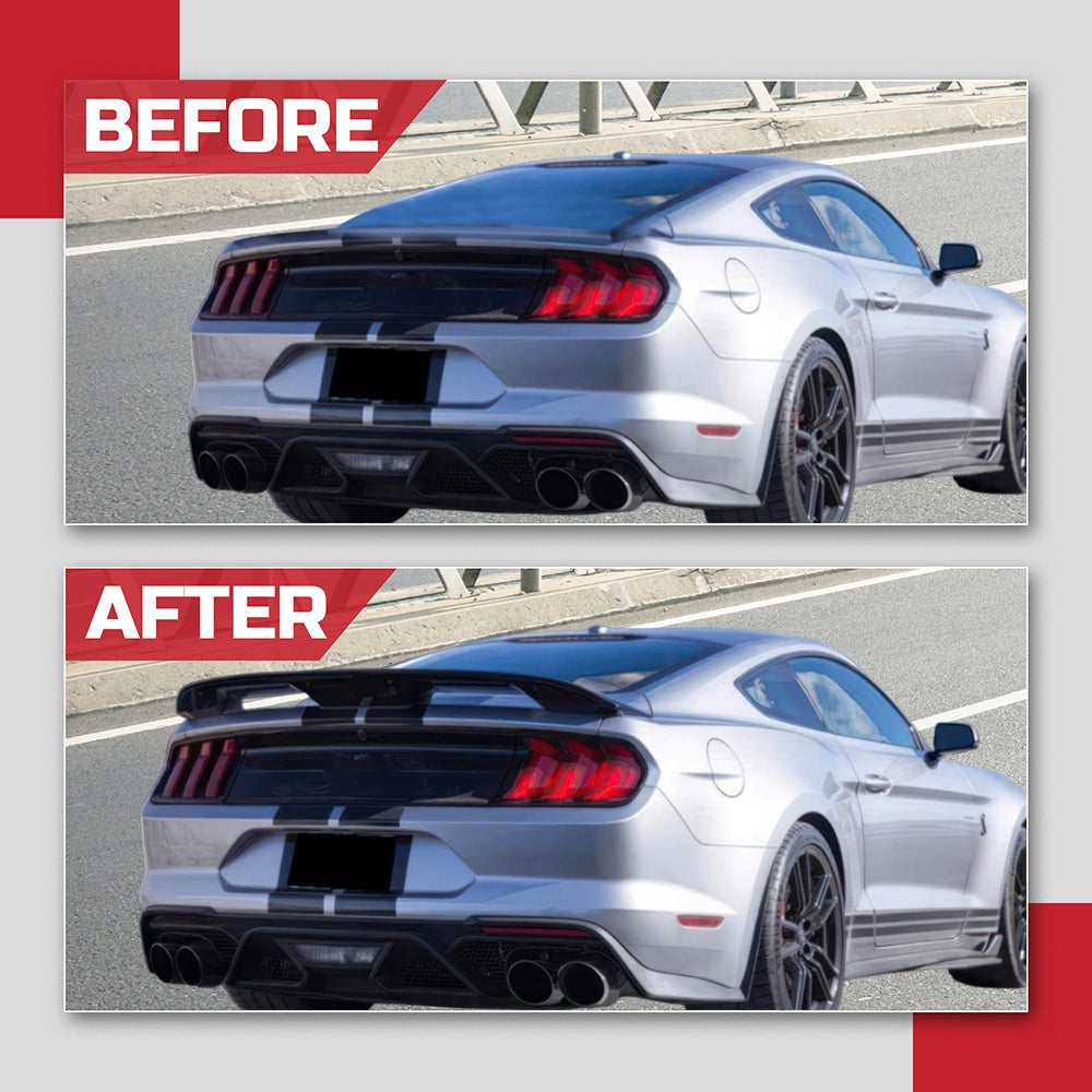 Gt 350 Rear Wing 15-23 Mustang Shelby / GT / GT350 / GT500 | GT500 Style Rear Wing | Gl ...