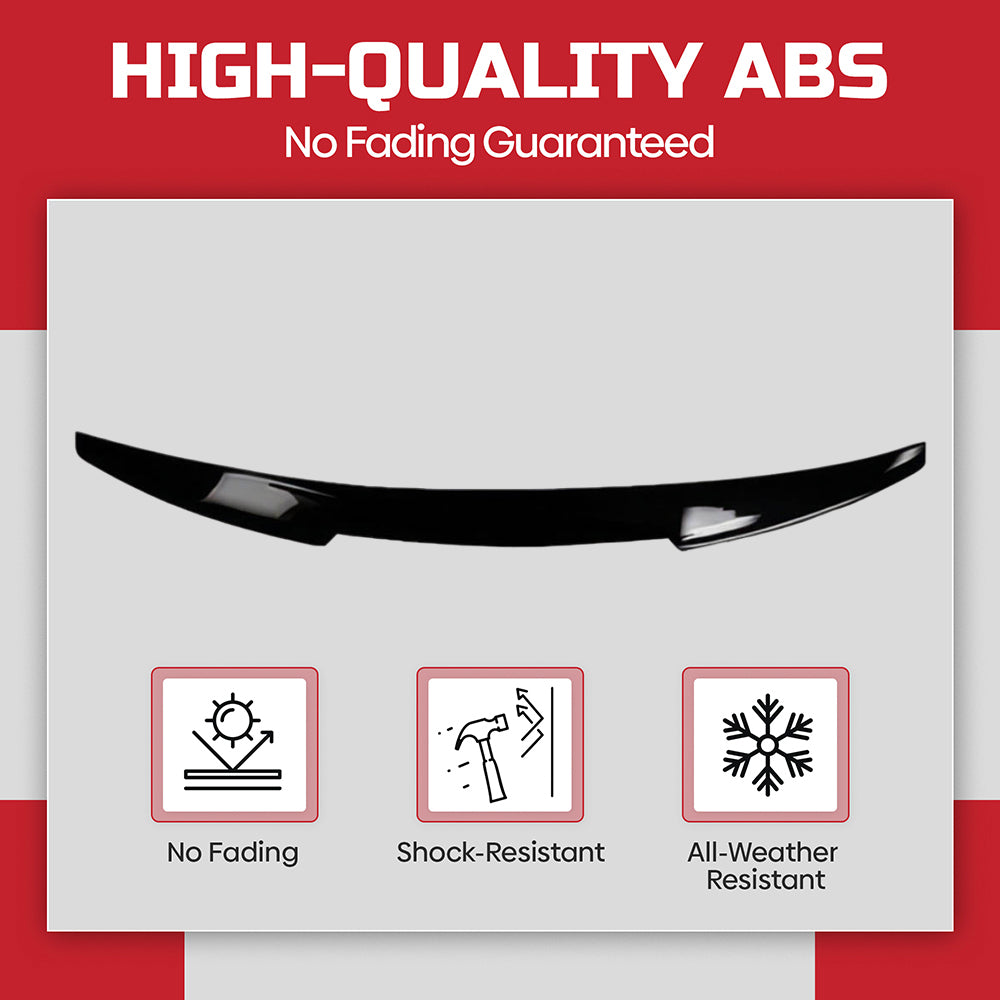 M4 Style Rear Trunk Spoiler - 2011-2018 Volkswagen Jetta Mk6 GLI / R ...