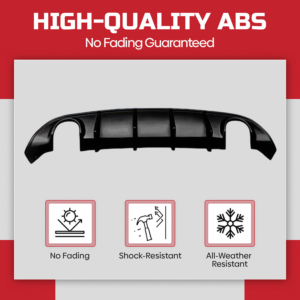 SRT Style Rear Diffuser - 2011-2021 Dodge Charger 7th Gen SRT8 / RedEye ...