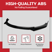 Front Lip Splitter - 2011-2017 Nissan Leaf 1st Gen 5-door Hatchback