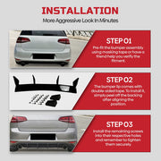 rear diffuser mk7 gti