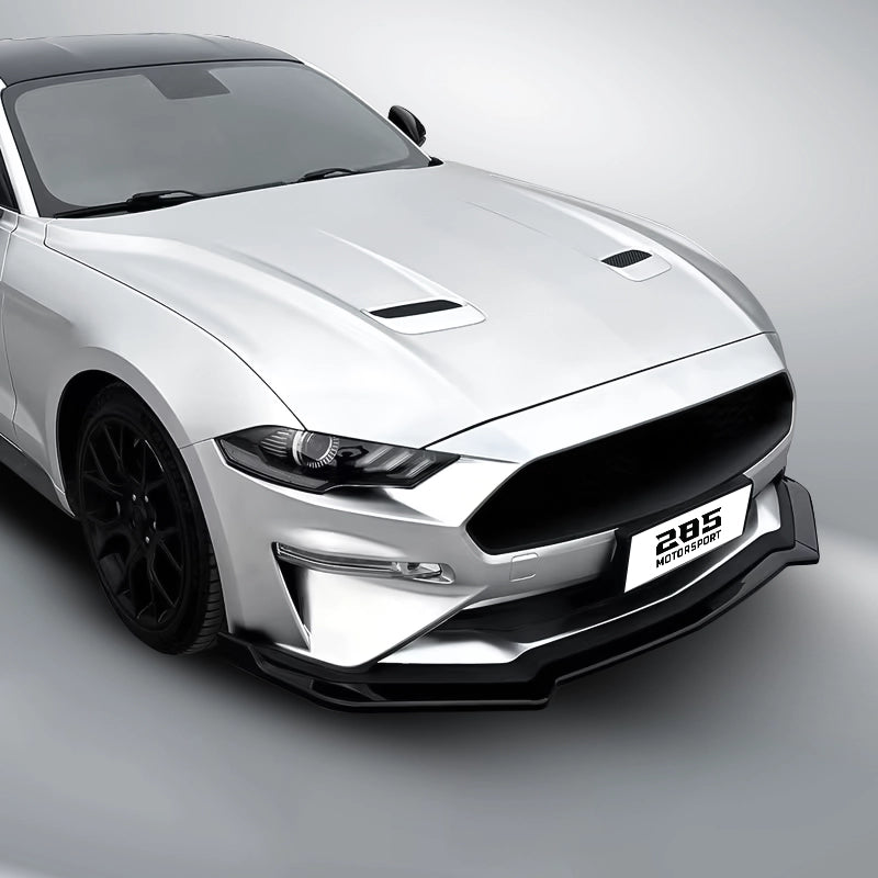 2018–2020 Ford Mustang (6th Gen / S550) Front Lip Splitter – EcoBoost / V6 / GT