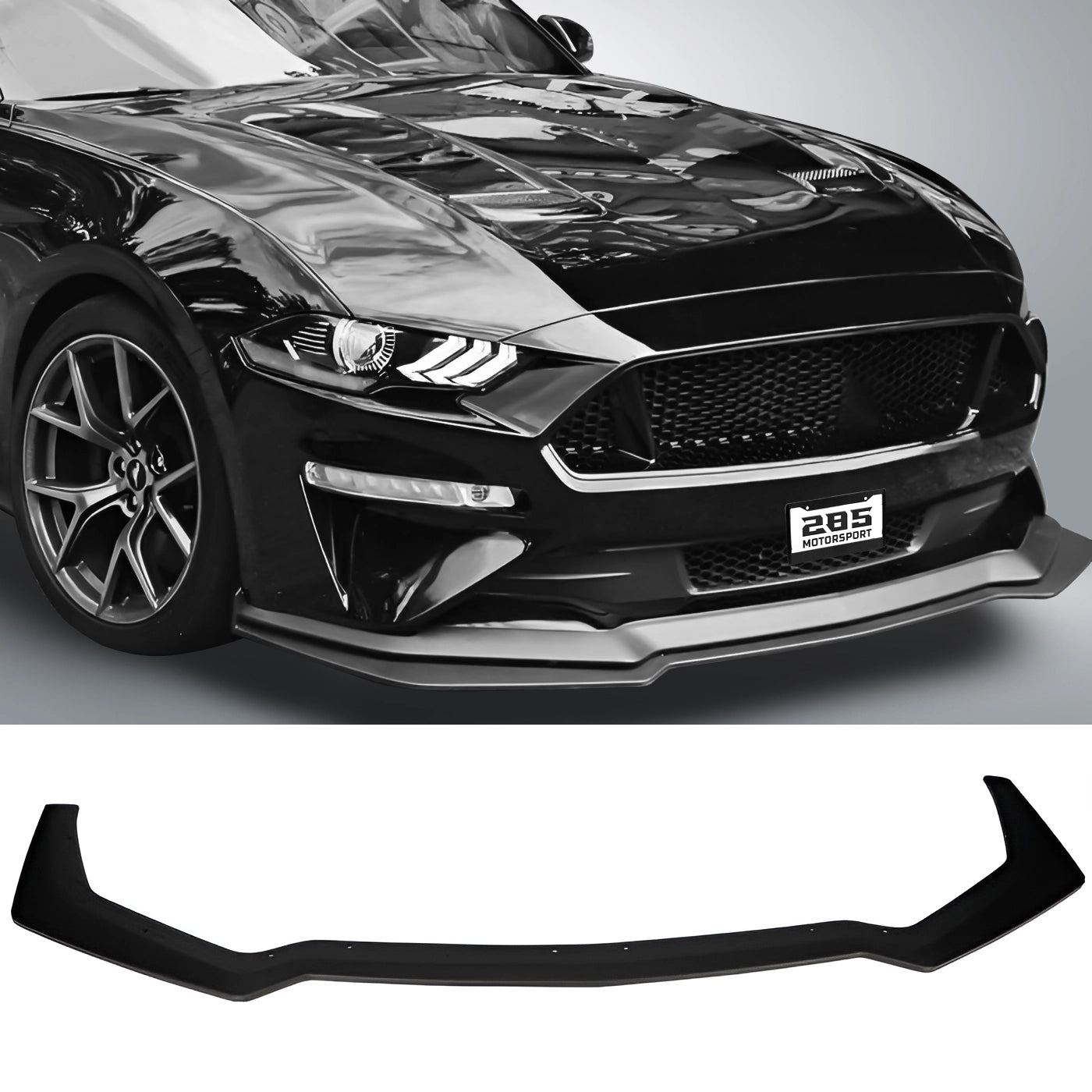 2018–2020 Ford Mustang (6th Gen / S550) Front Lip Splitter – EcoBoost / V6 / GT