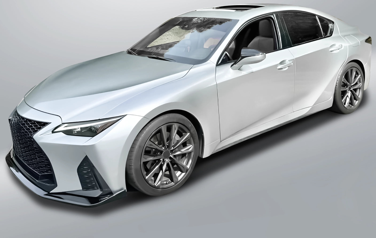 2017–2023 Lexus IS (XE30) Front Lip Splitter