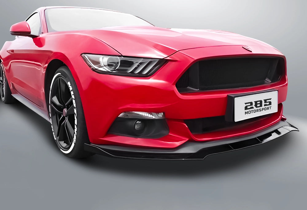2015–2017 Ford Mustang (6th Gen / S550) Front Lip Splitter – EcoBoost / V6 / GT