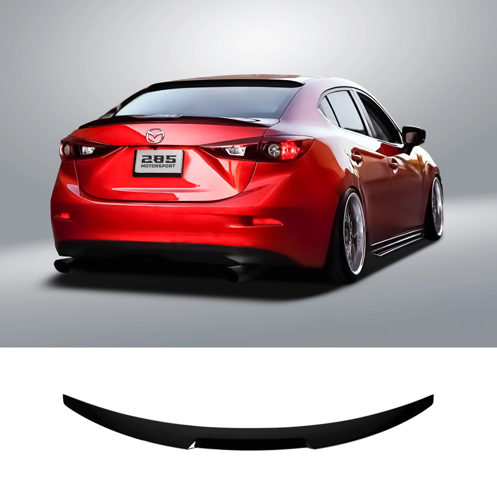 2014–2018 Mazda 3 (3rd Gen) Trunk Spoiler – M4 Style