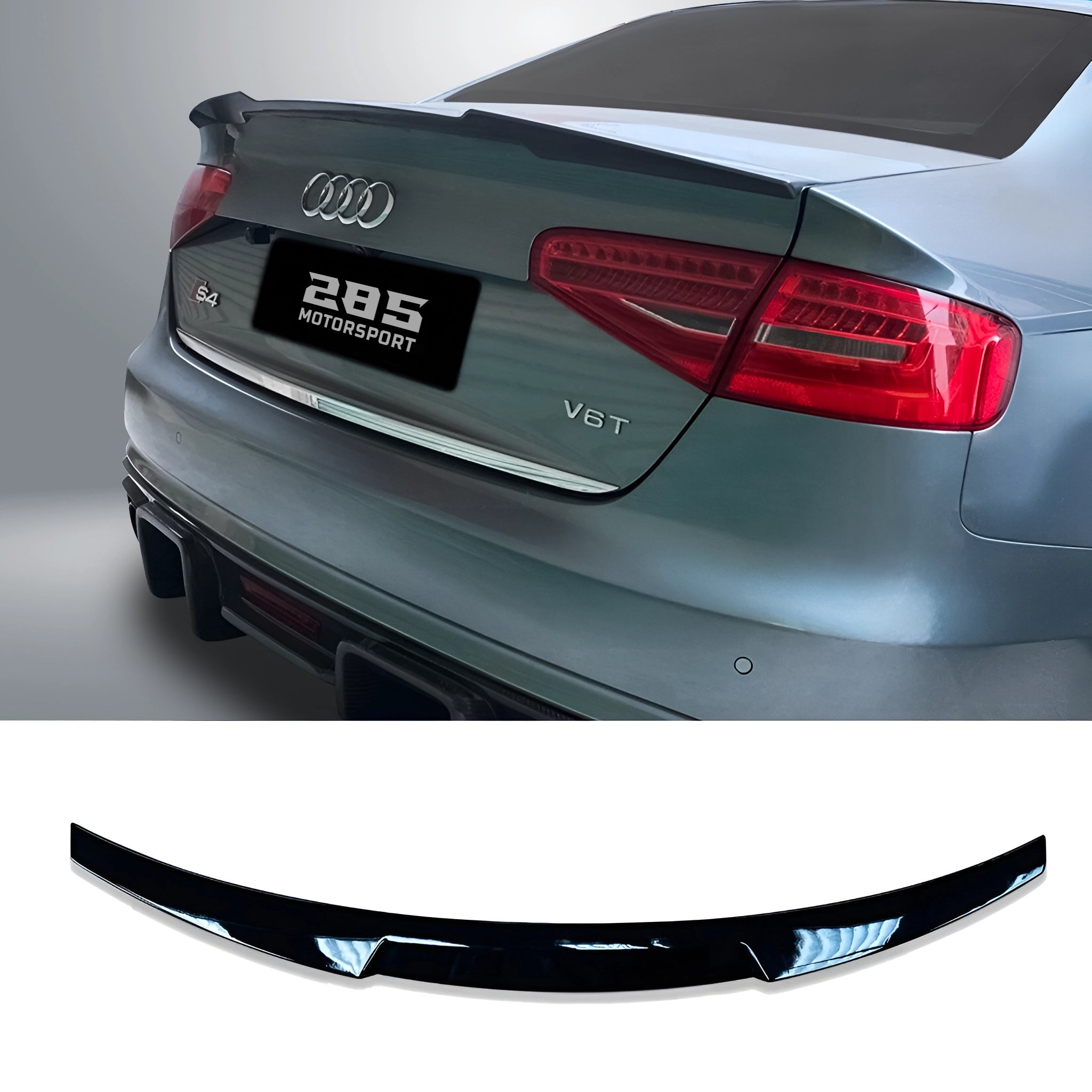 2009-2011 Audi A4 / S4 / RS4 B8 Sedan - M4 Style Rear Trunk Spoiler