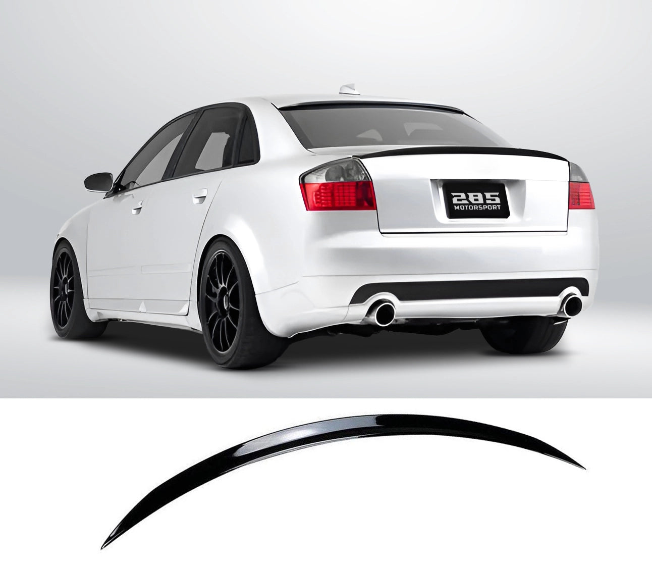 OEM Style Trunk Spoiler - 2001-2008 Audi A4 B6 & B7 Sedan