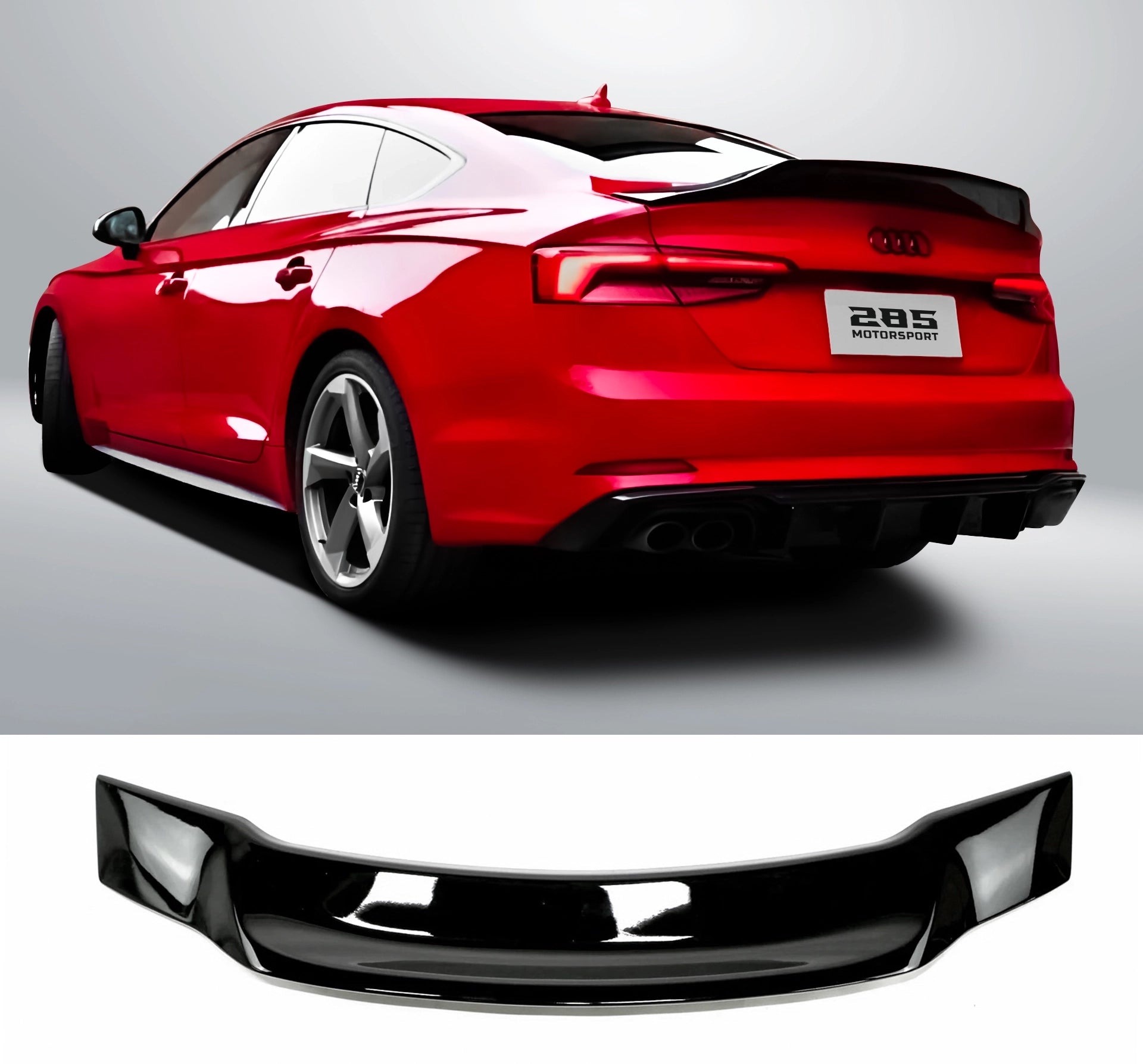 2018–2025 Audi A5 / A5 S-Line / S5 / RS5 F5 Coupe & Sportback Trunk Spoiler - Duckbill Style
