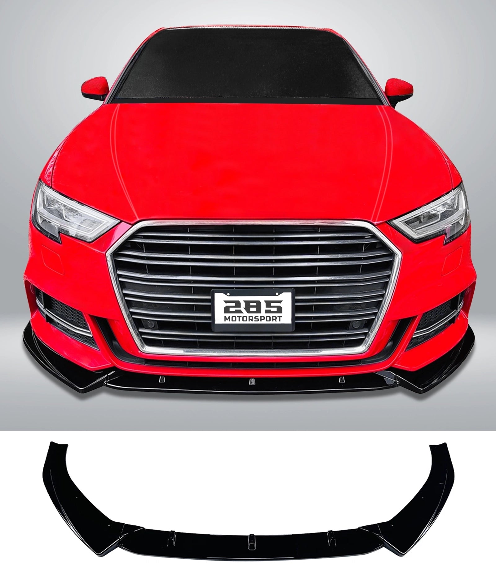 2017–2020 Audi A3 S-Line / S3 8V Sedan Front Lip Splitter