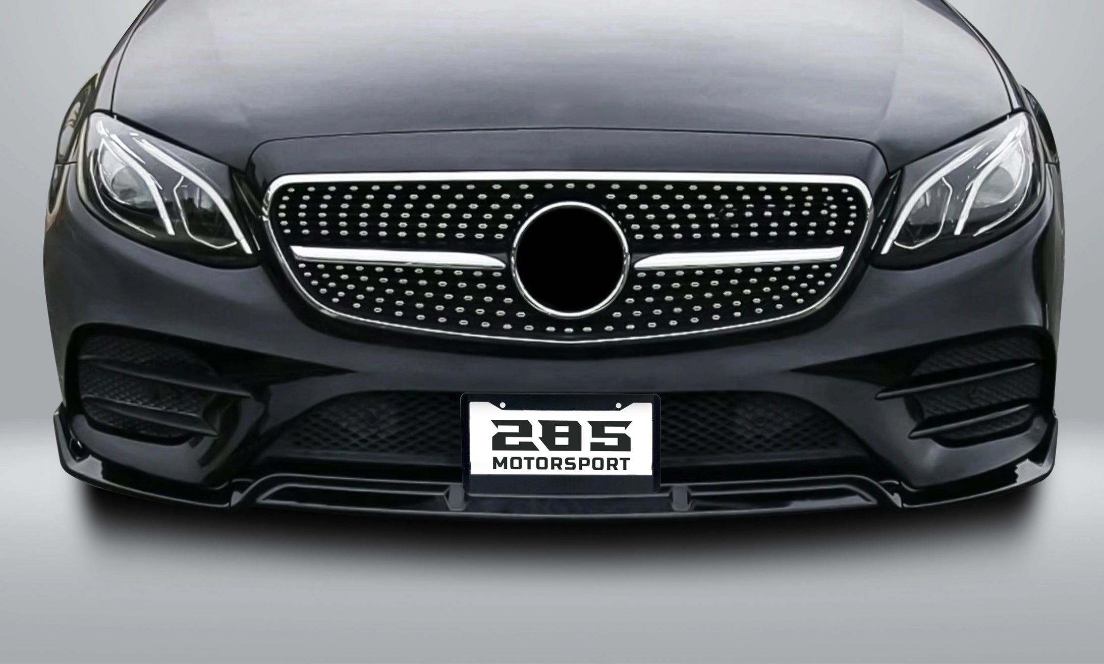 Brabus Style Front Lip Splitter - 2017-2020 Mercedes Benz E-Class W213 Sedan / Wagon
