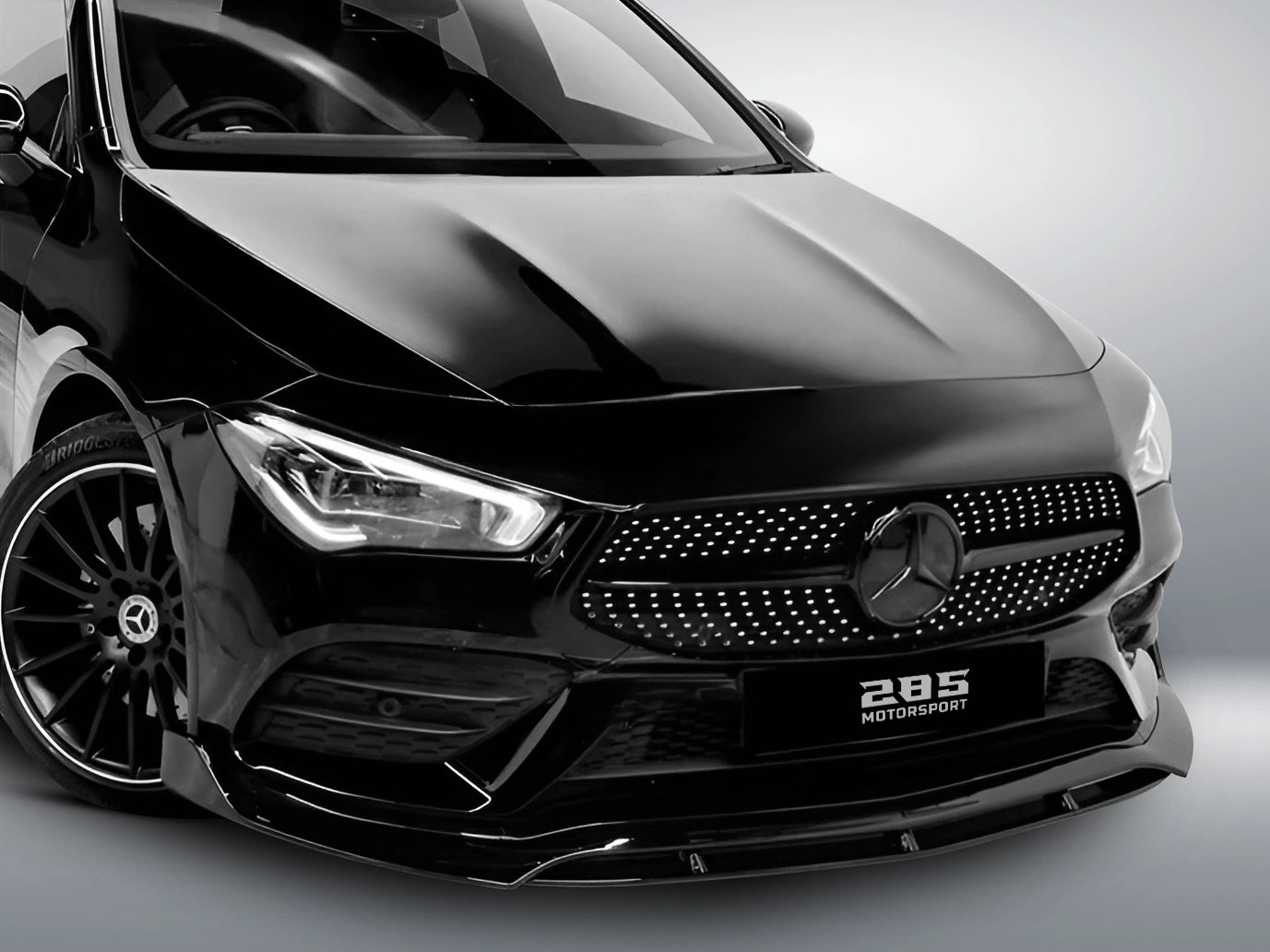 2020-2024 Mercedes Benz CLA-Class W118 Sedan - Brabus Style Front Lip Splitter