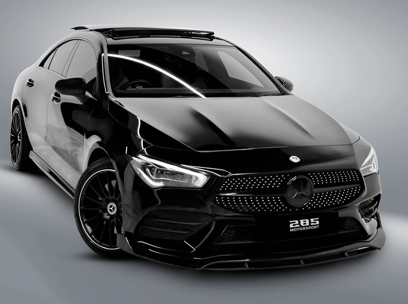 2020-2024 Mercedes Benz CLA-Class W118 Sedan - Brabus Style Front Lip Splitter