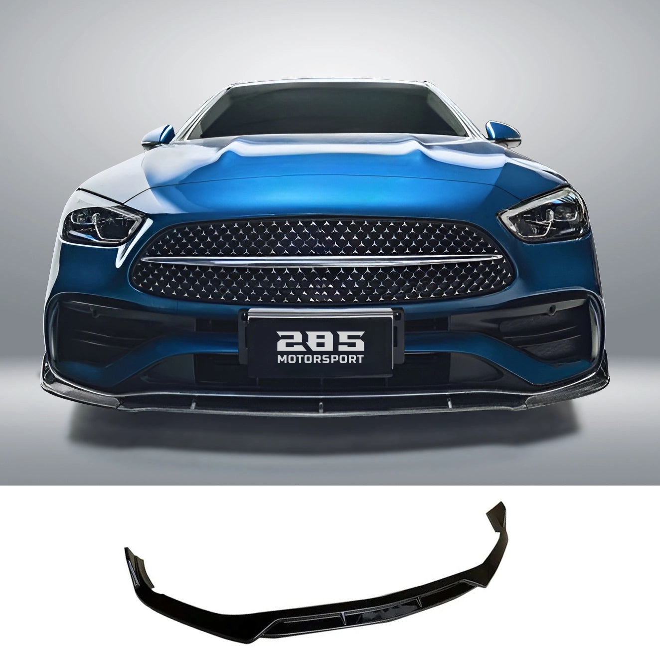 Brabus Style Front Lip Splitter - 2022-2025 Mercedes Benz C-Class W206 Sedan,Convertible,Wagon