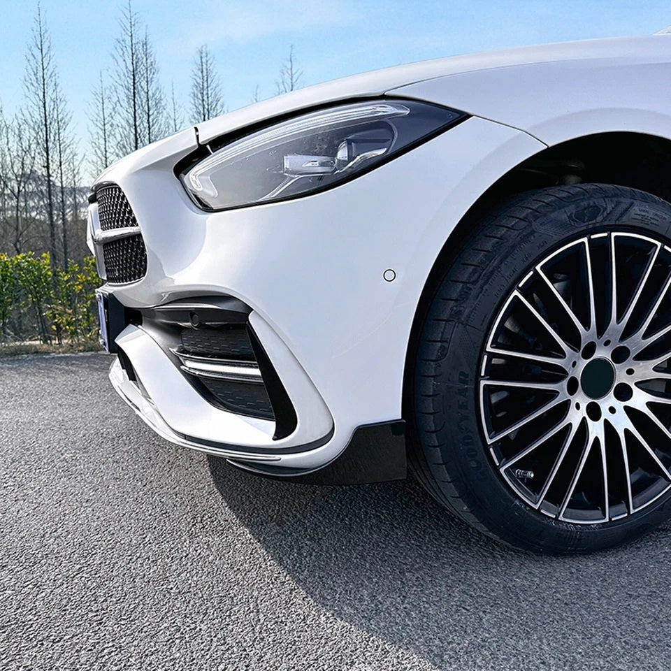 Brabus Style Front Lip (Side Corners) - 2022-2025 Mercedes Benz C-Class W206 Sedan
