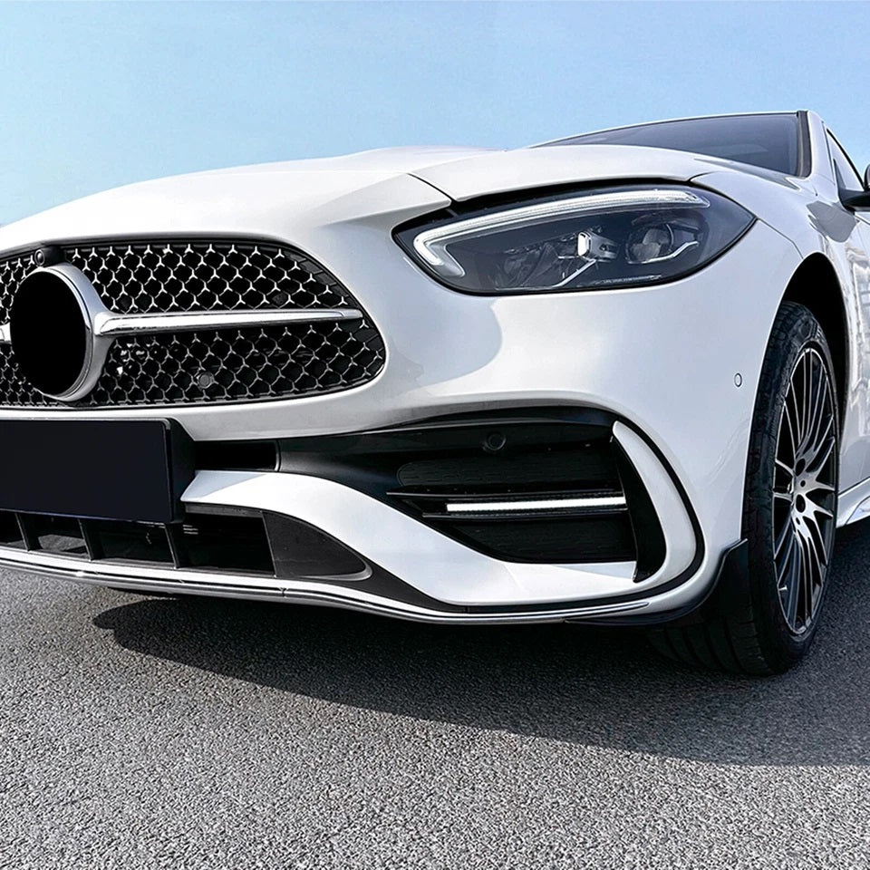 Brabus Style Front Lip (Side Corners) - 2022-2025 Mercedes Benz C-Class W206 Sedan
