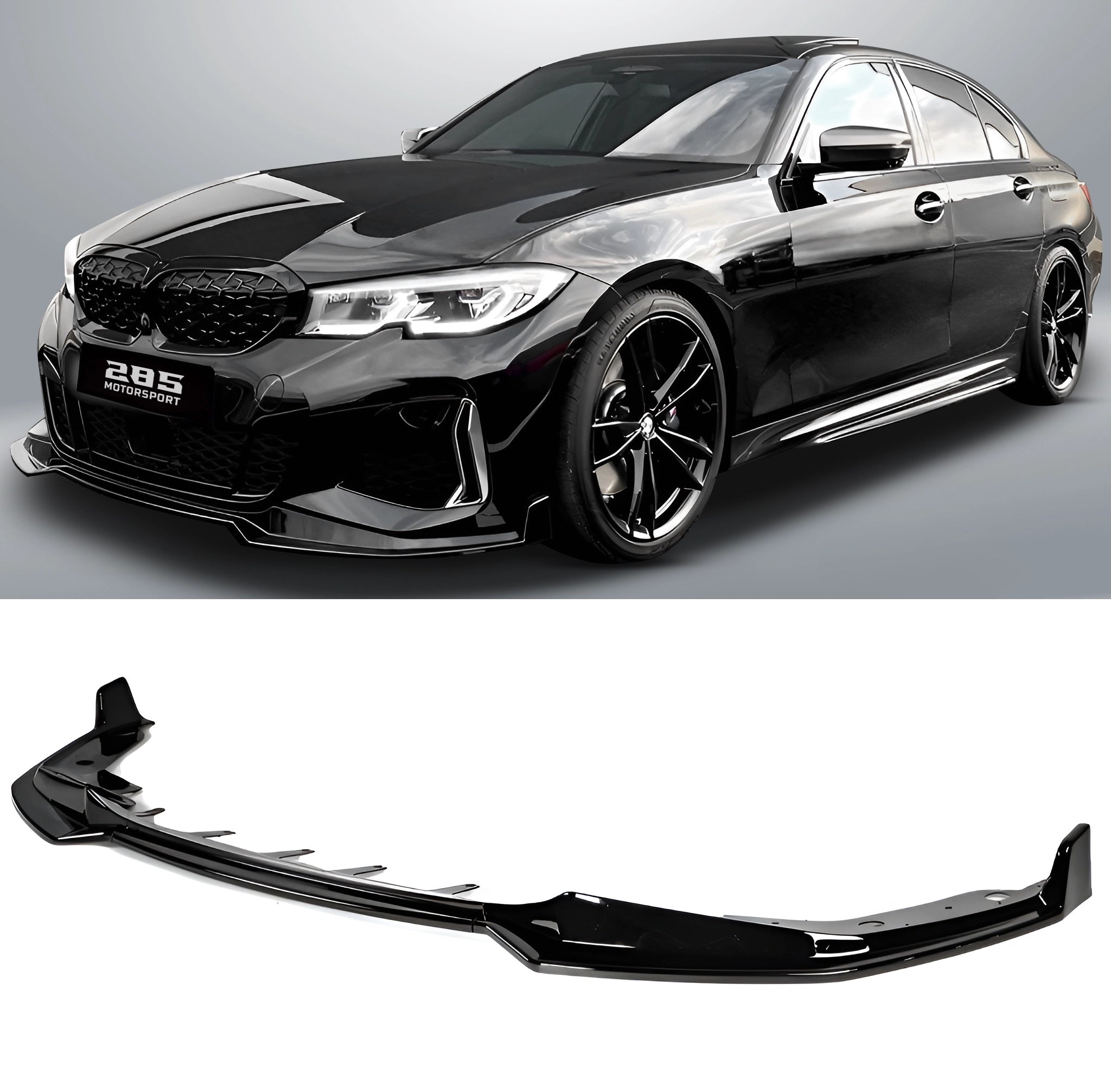 2019-2024 BMW 3 Series G20 Sedan - M Style Front Lip Splitter