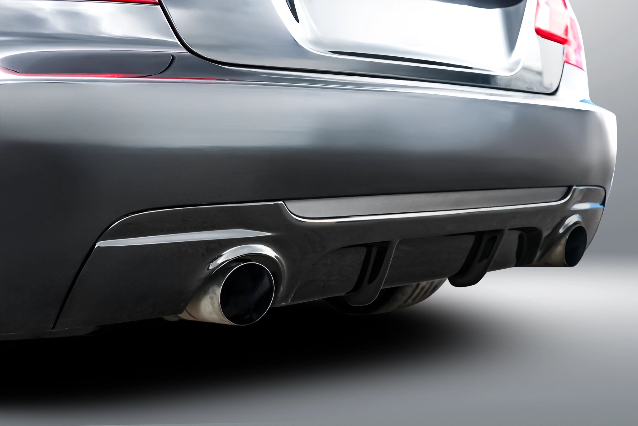 M Performance Style Rear Diffuser - 2006-2011 BMW 3 Series E90 Sedan