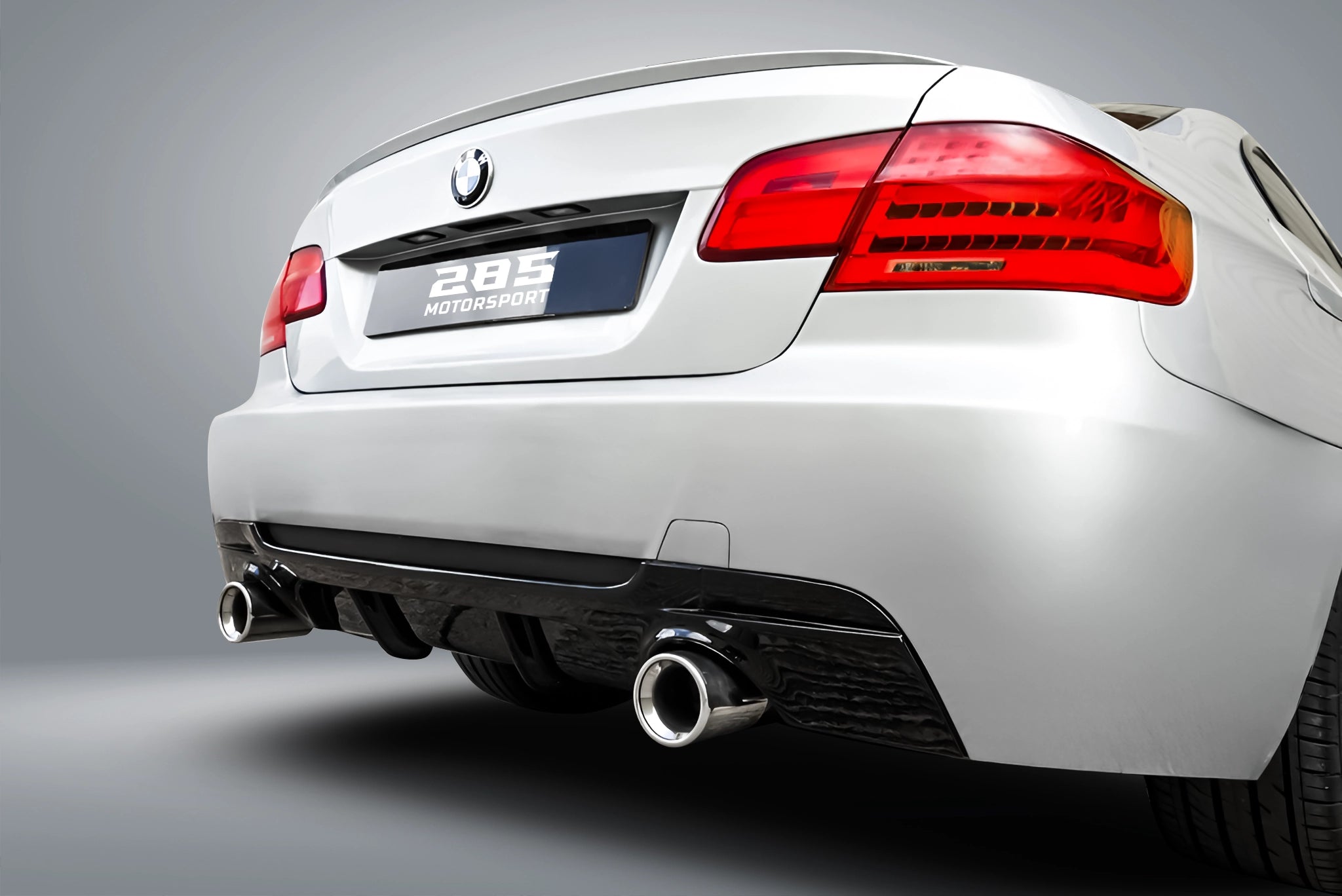 M Performance Style Rear Diffuser - 2006-2011 BMW 3 Series E90 Sedan