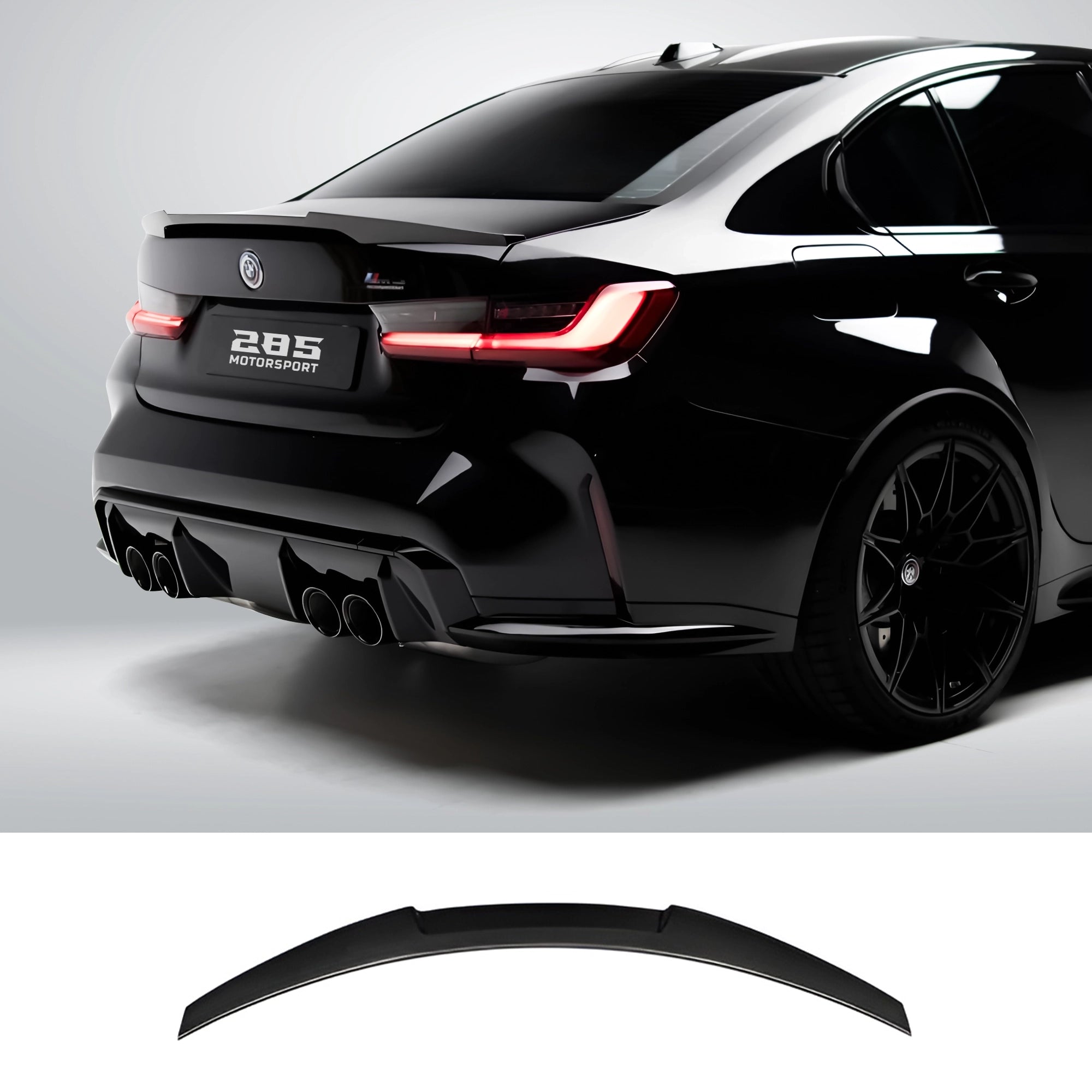 M4 Style Trunk Spoiler - 2020-2025 BMW 3 Series G20 & M3 G80 Sedan