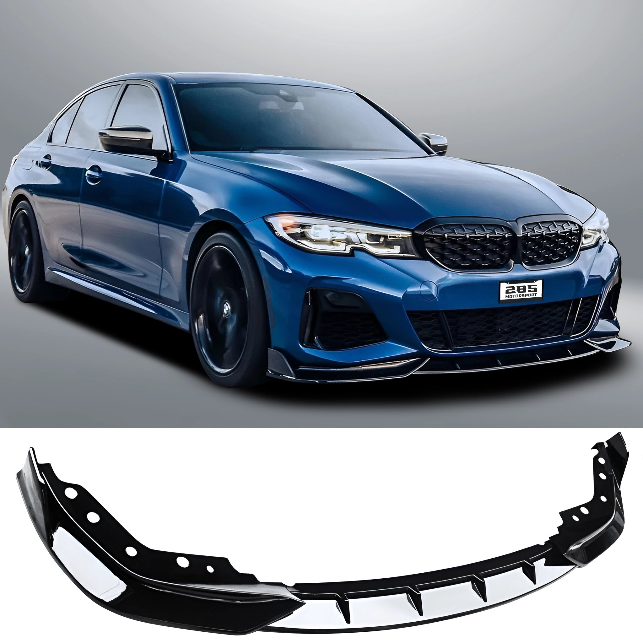 2019-2024 BMW 3 Series G20 Sedan - M Style Front Lip Splitter