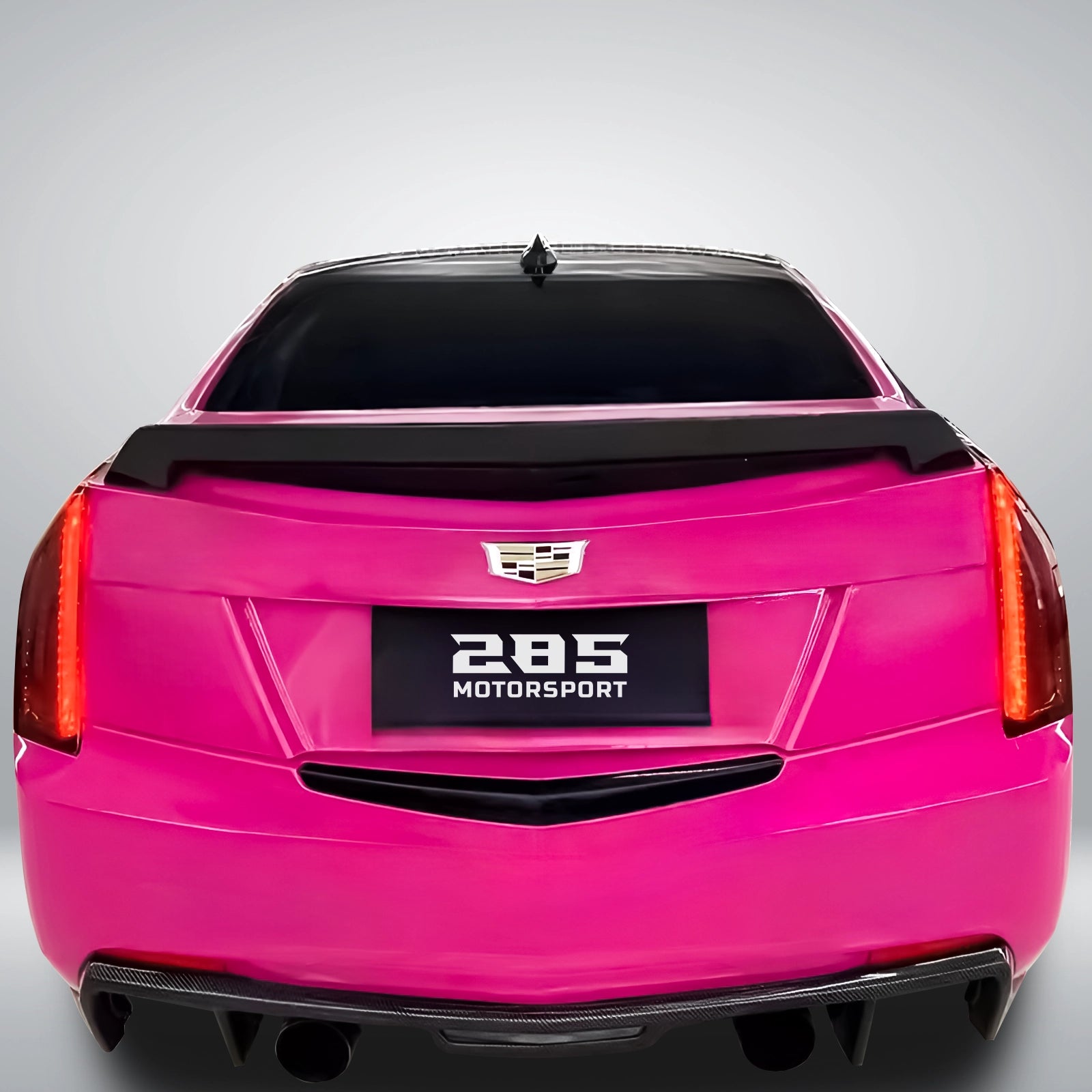 2013-2018 Cadillac ATS Sedan - V Style Rear Trunk Spoiler