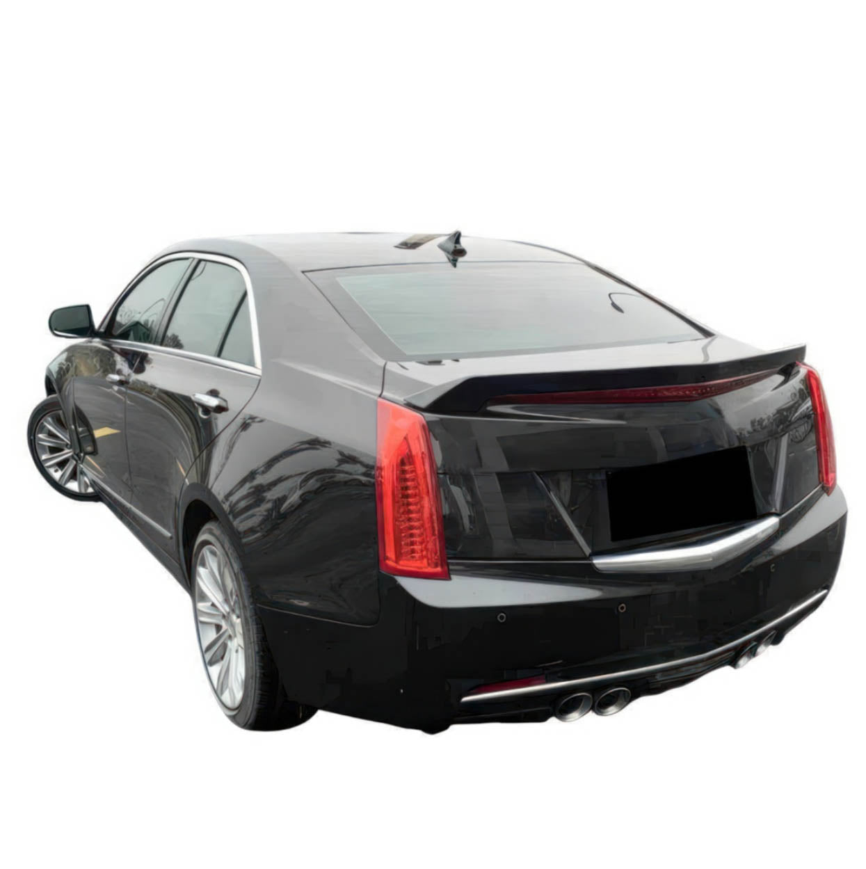13-18 Cadillac ATS V Sedan | V Style Rear Trunk Spoiler | Gloss Black
