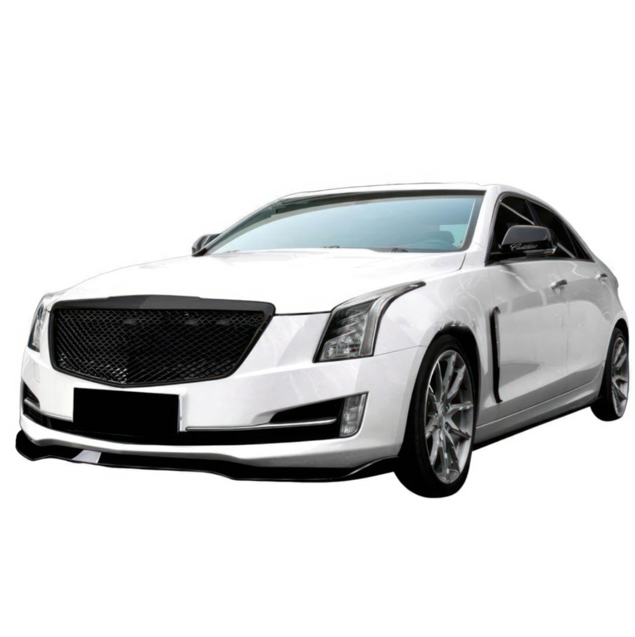 13-18 Cadillac ATS V Sedan | Front Lip Splitter | Gloss Black