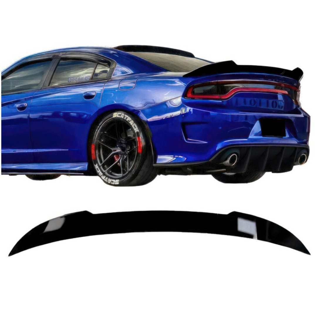 Hellcat Style Rear Trunk Spoiler - 2011-2021 Dodge Charger 7th Gen Srt8 