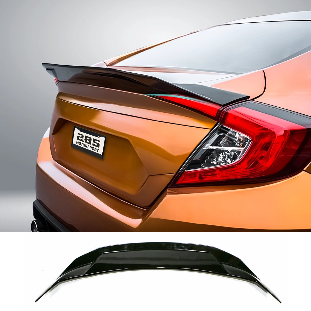 2016–2021 Honda Civic (10th Gen) Trunk Spoiler – JDM Style