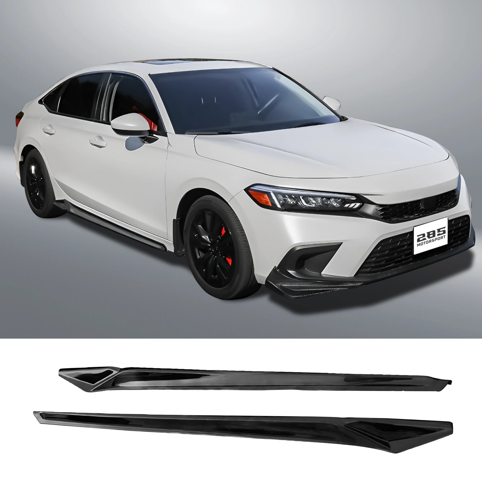 Modulo Style Side Skirts - 2022-2025 Honda Civic 11th Gen Sedan