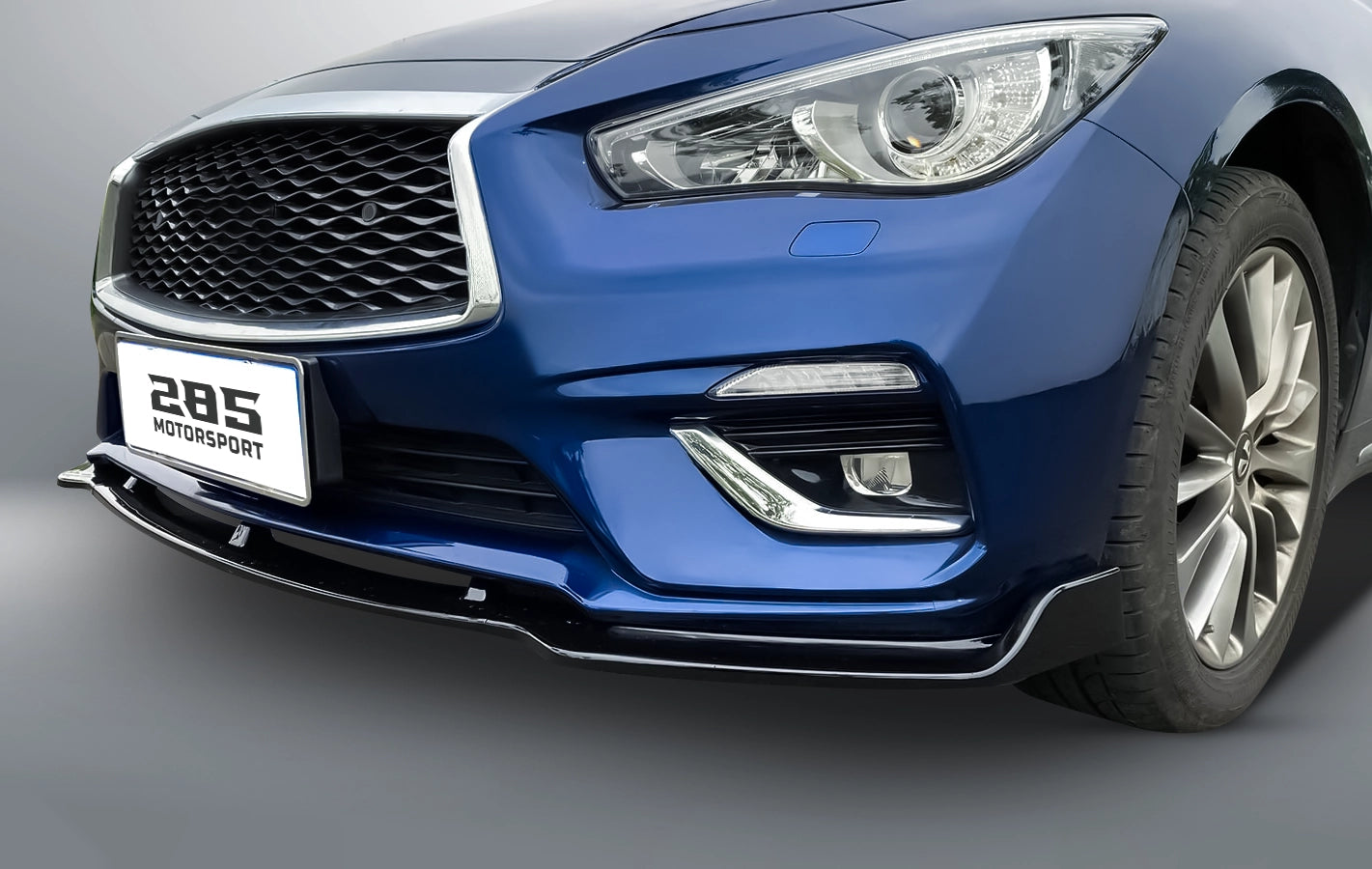 Front Lip Splitter - 2014-2017 Infiniti Q50 1st Gen Facelift Sedan