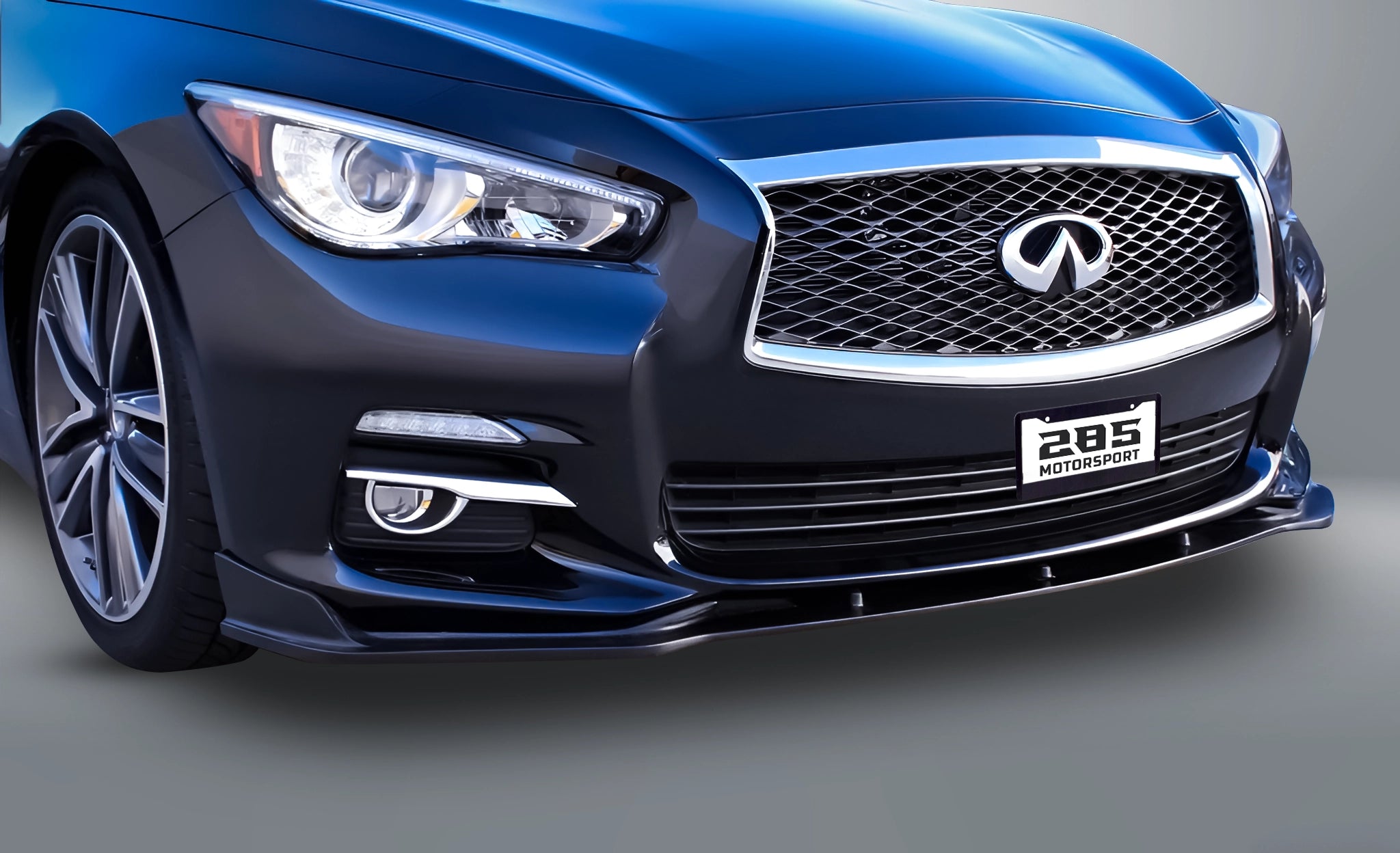 Front Lip Splitter - 2014-2017 Infiniti Q50 1st Gen Facelift Sedan