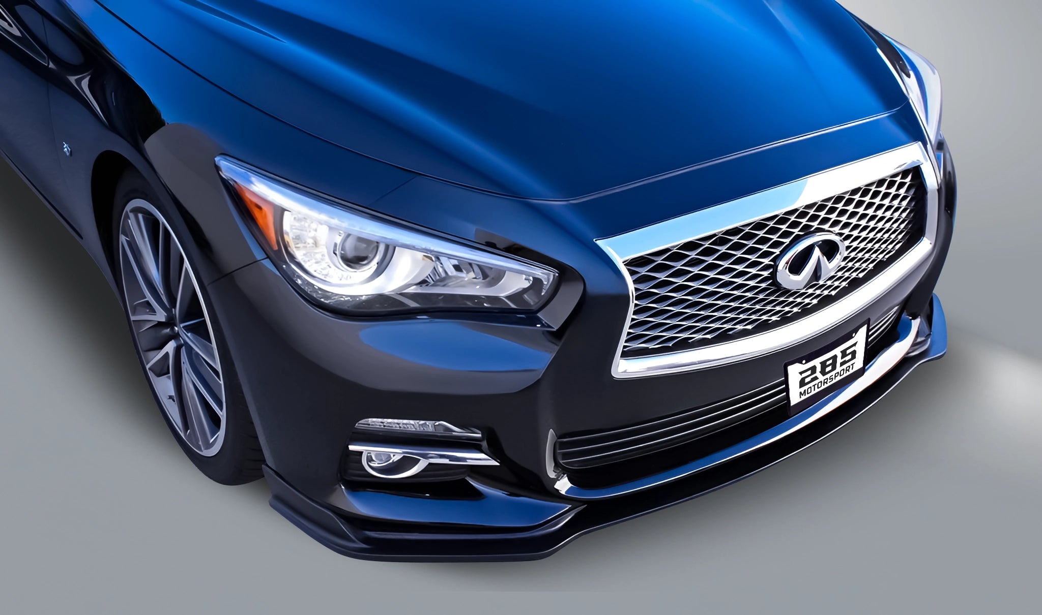 Front Lip Splitter - 2014-2017 Infiniti Q50 1st Gen Facelift Sedan