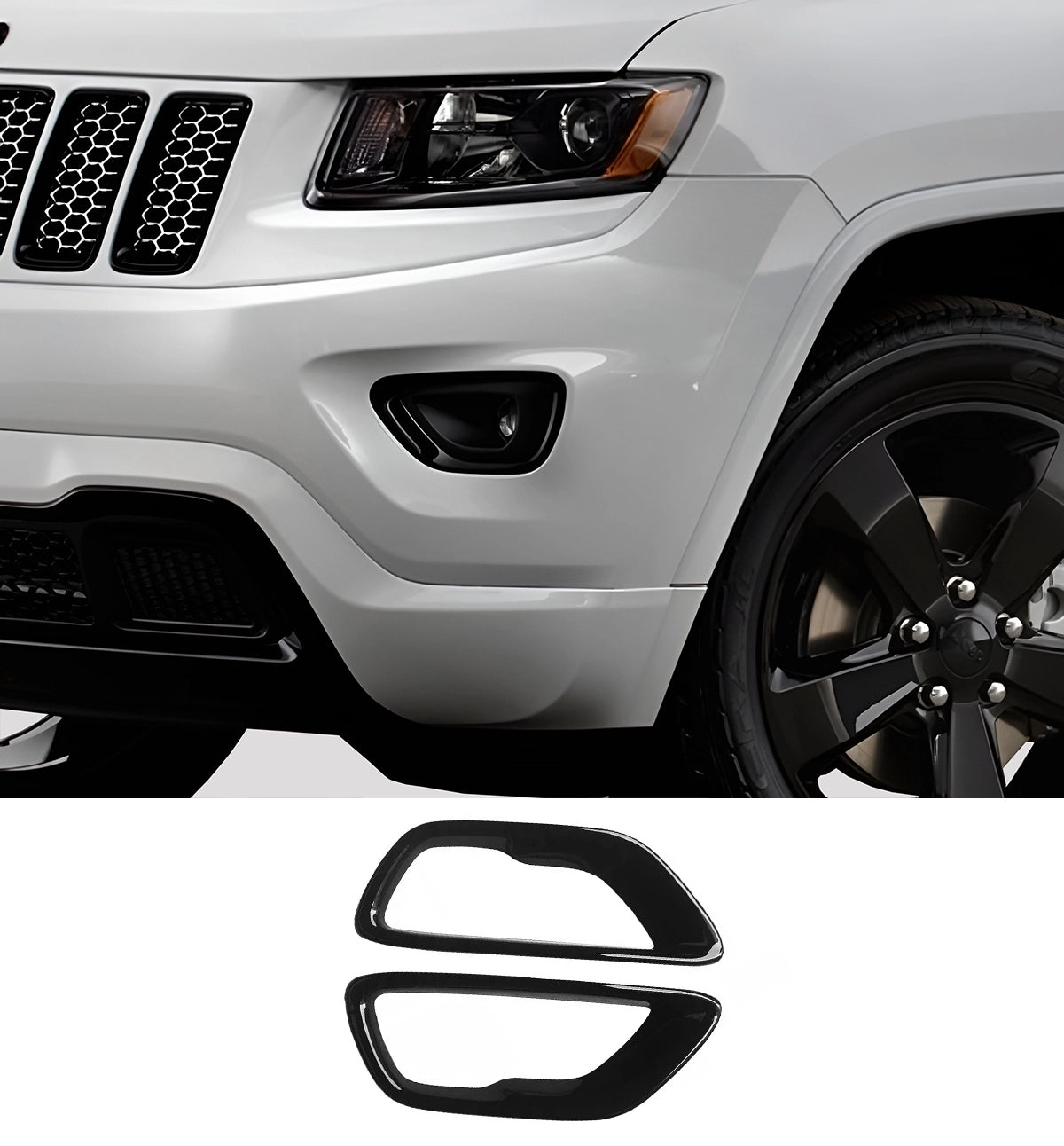 Fog Light Covers - 2017-2020 Jeep Grand Cherokee Wk2