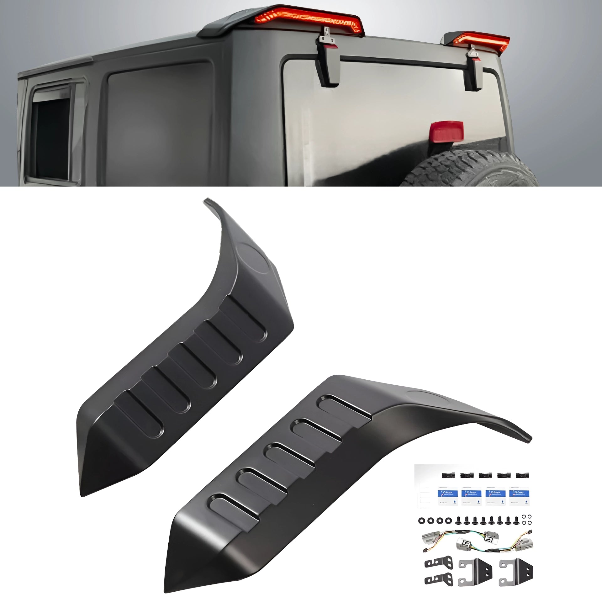 Roof Spoiler - 2018-2024 Jeep Wrangler JL