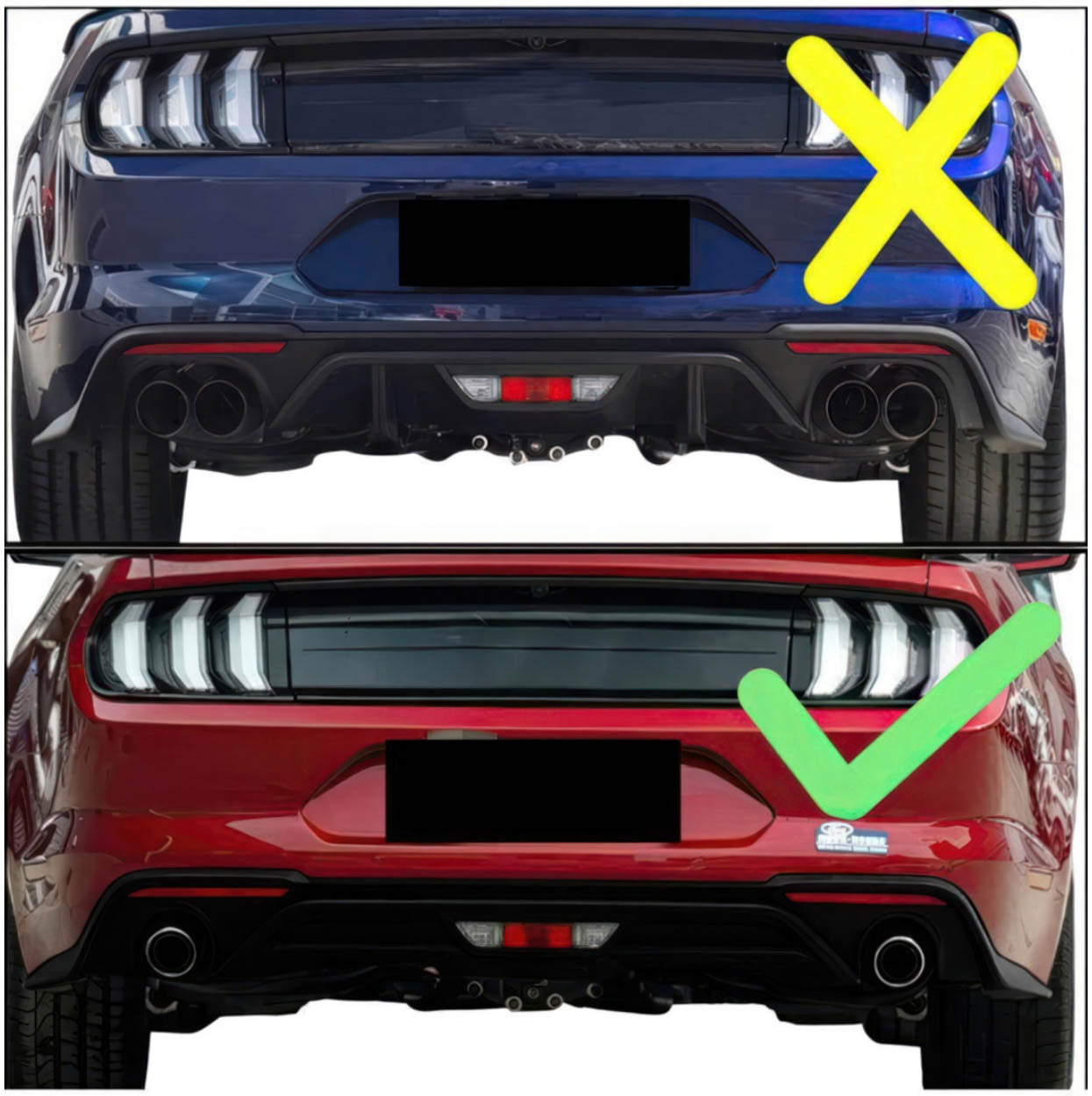 ford mustang diffuser