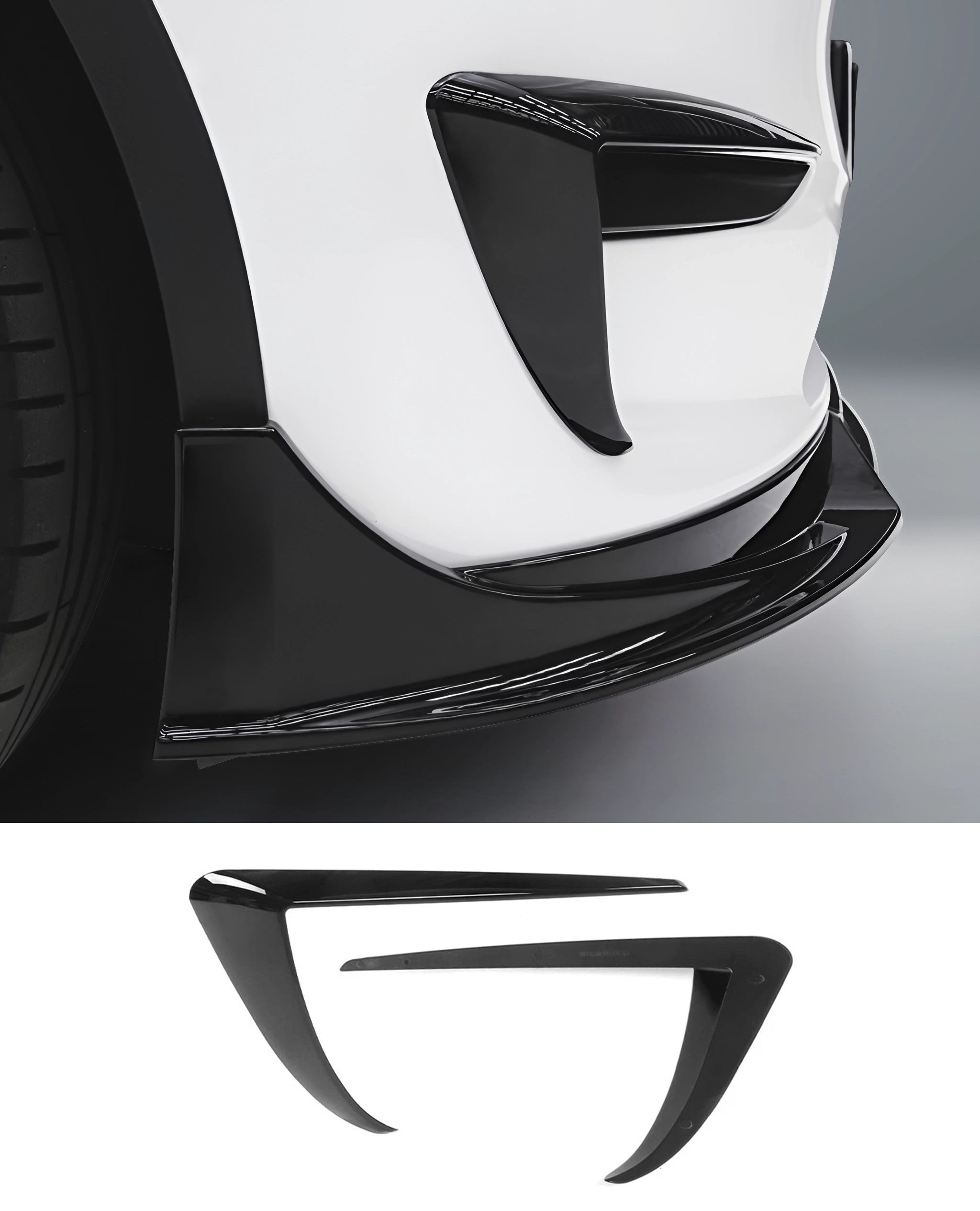 6-Piece Body Kit - 2017-2023 Tesla Model 3 1st Gen